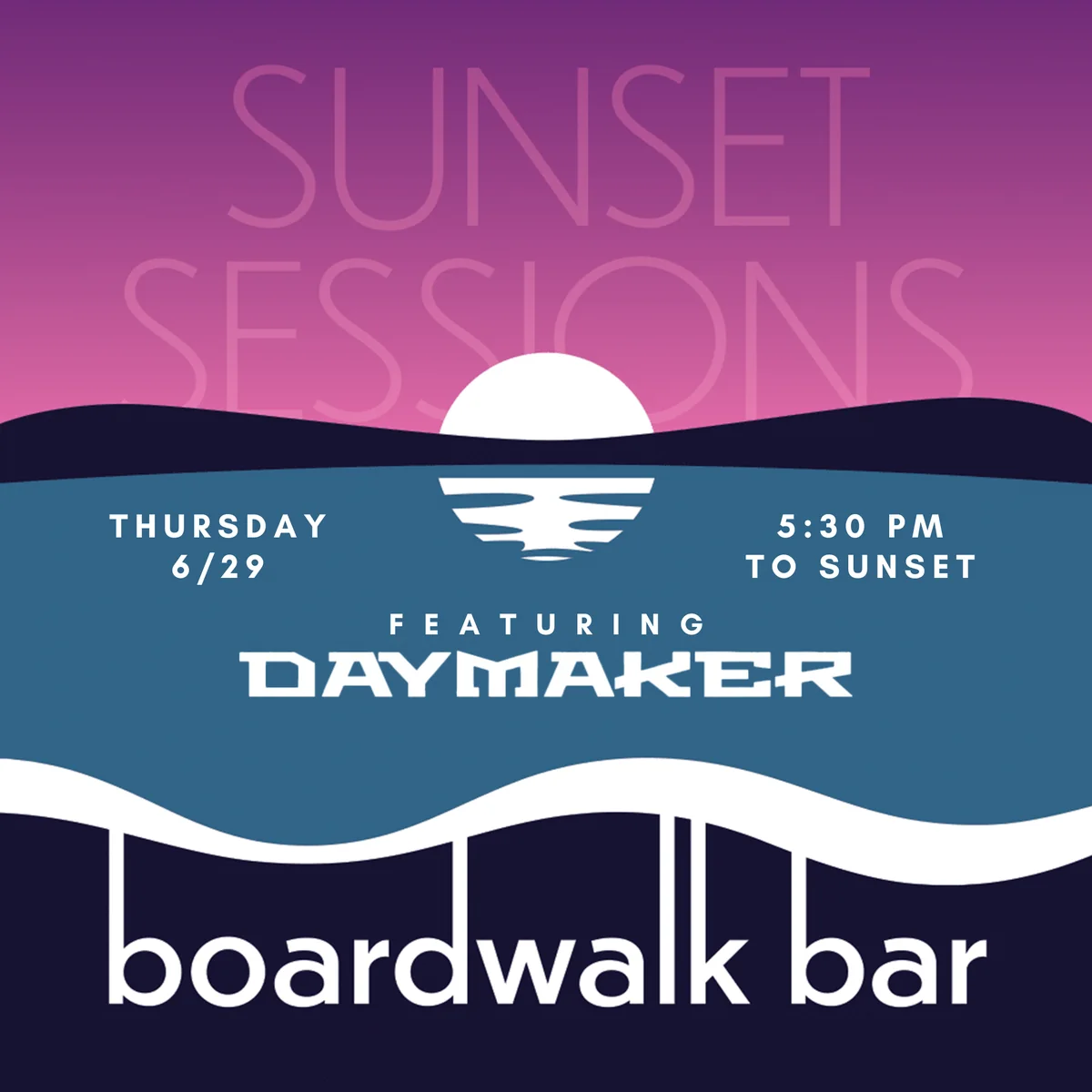 Sunset Sessions event artwork