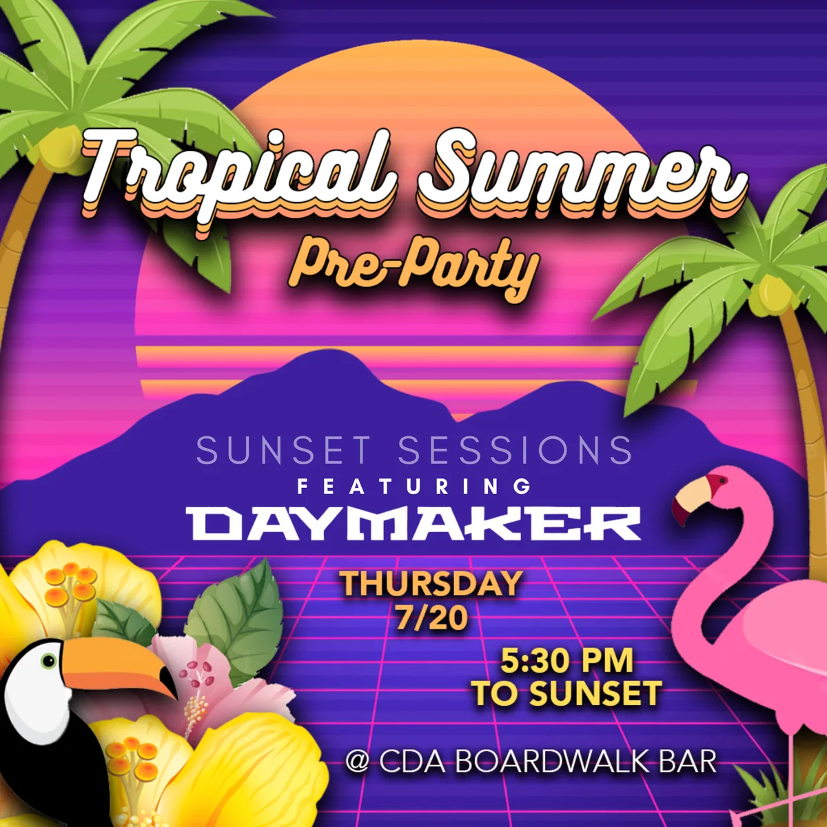 Sunset Sessions event artwork